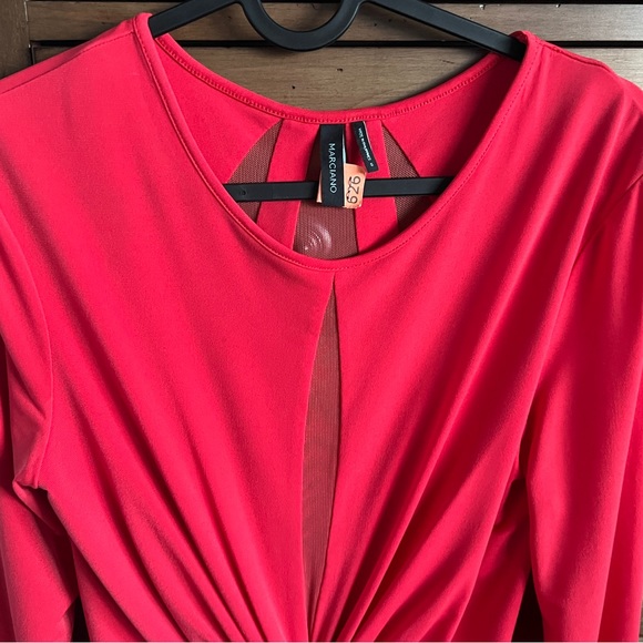 Guess by Marciano Bodycon Mini Dress Mesh Cutouts - Picture 3 of 7